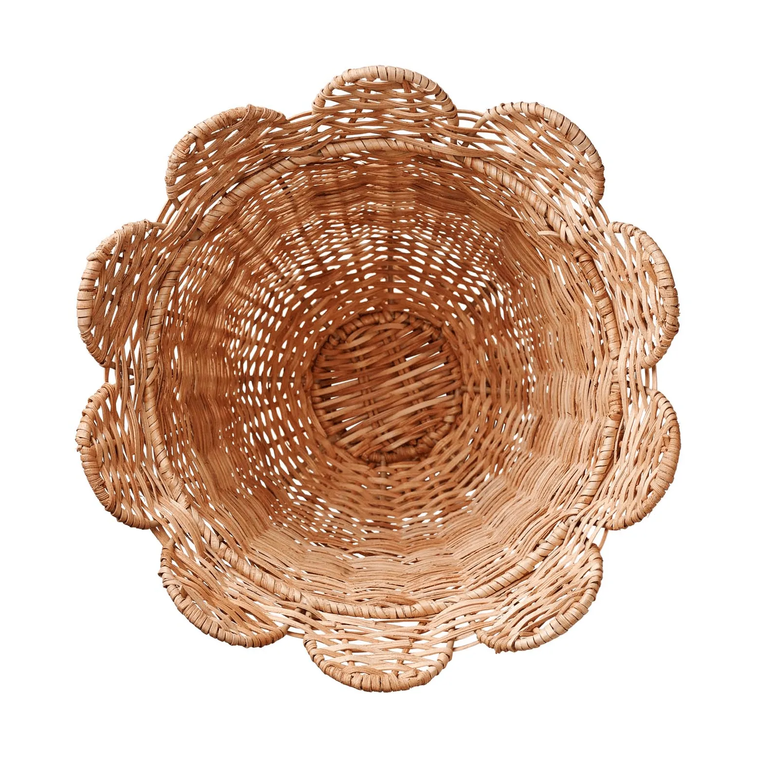 Scallop Rattan βάζο, Natural, 30x31 εκ. Pick a Poppy