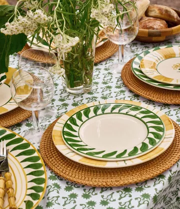 Swirl πιάτο σαλάτας - Green, 22 εκ. - Pick a Poppy