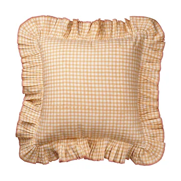 Vichy μαξιλάρι - Light Yellow, 40x40 εκ. - Pick a Poppy