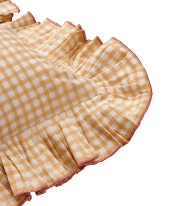 Vichy μαξιλάρι - Light Yellow, 40x40 εκ. - Pick a Poppy