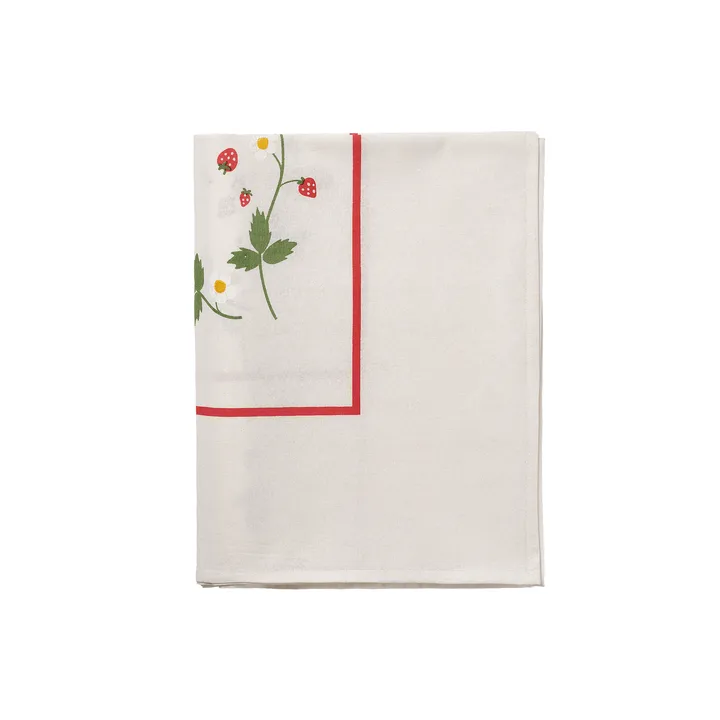 Wild Strawberry τραπεζομάντηλο - Red, 250x150 εκ. - Pick a Poppy
