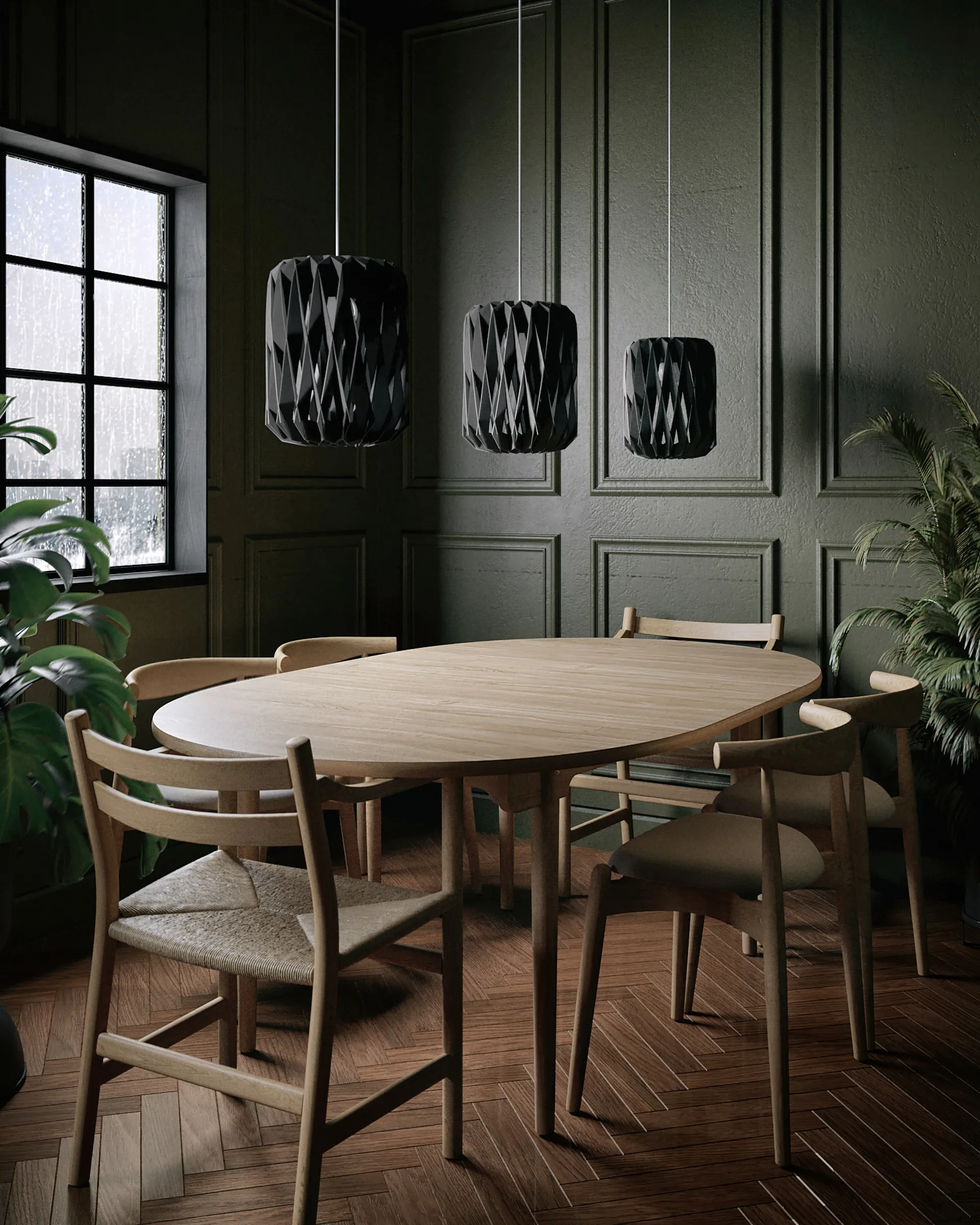 Pilke Signature κρεμαστό φωτιστικό Ø18 cm, Μαύρο Pilke