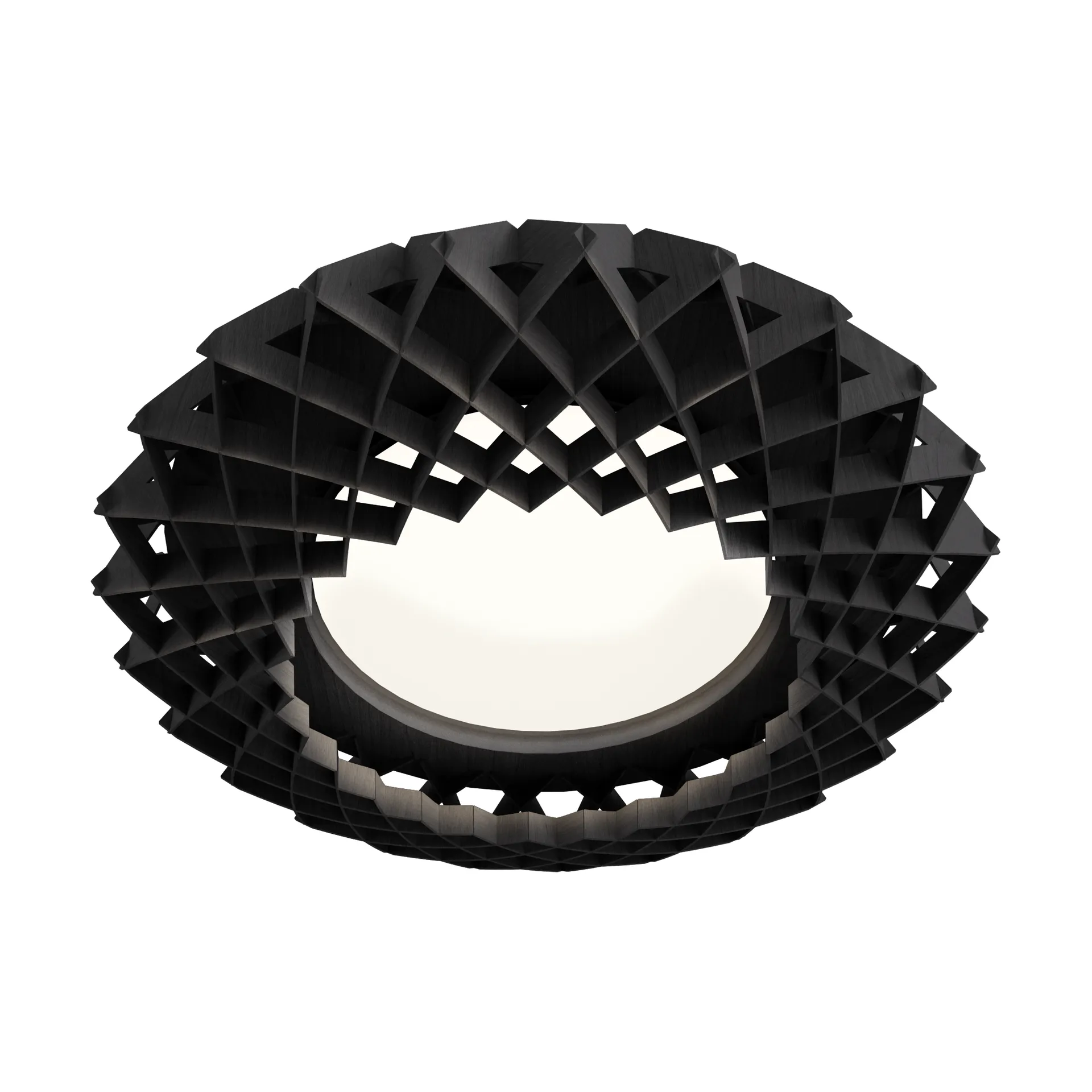 Pilke Signature φωτιστικό οροφής Ø45 cm, Μαύρο Pilke