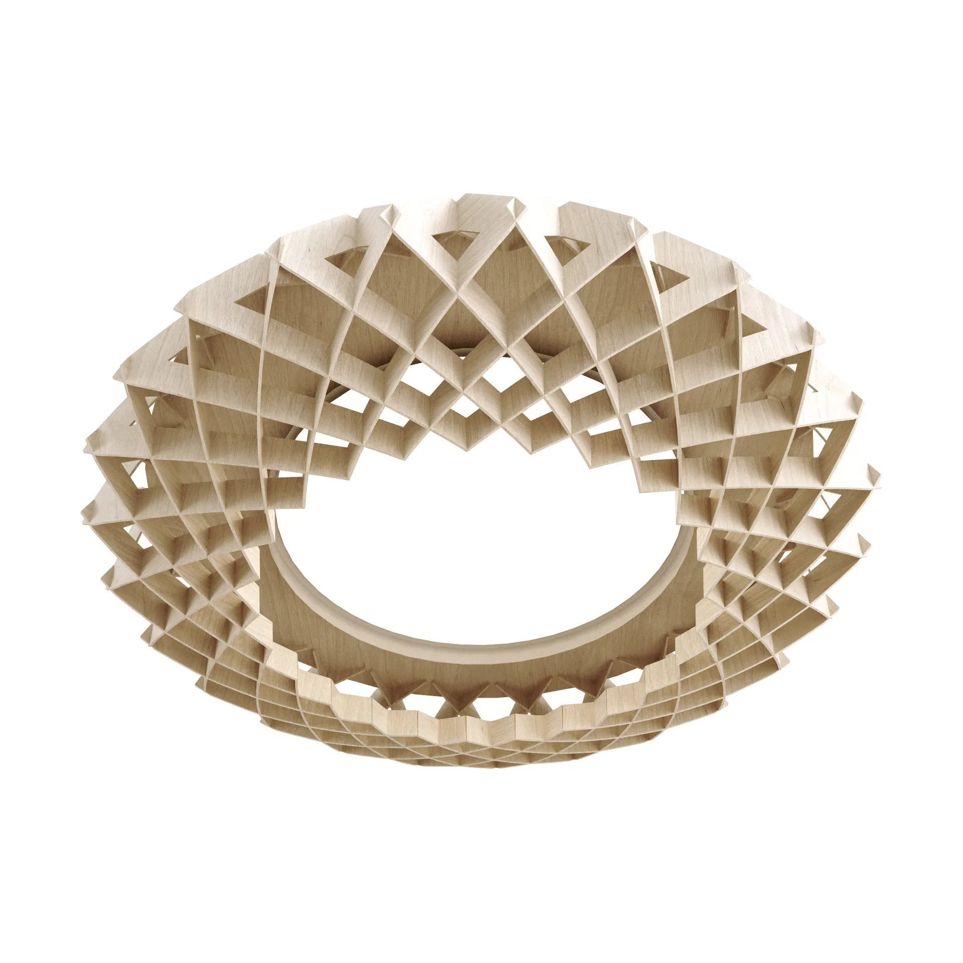 Pilke Signature φωτιστικό οροφής Ø45 cm, Σημύδα Pilke