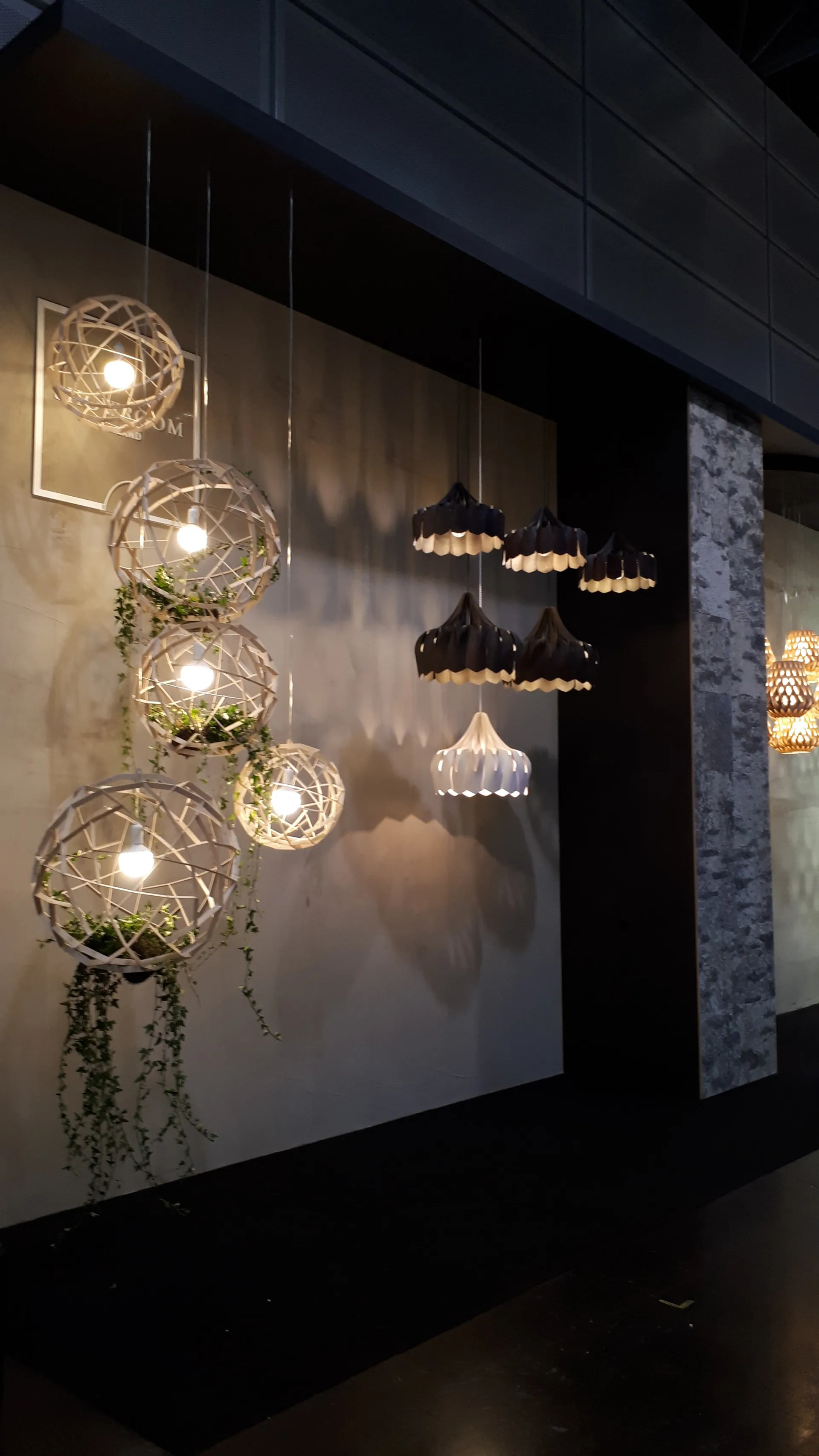 Pioni κρεμαστό φωτιστικό S Ø38 cm, Μαύρο Pilke