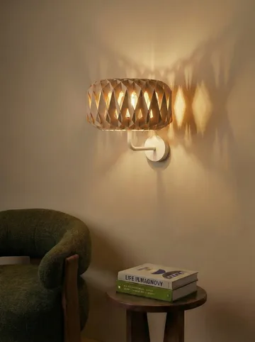 Signature 25 απλίκα τοίχου - Σημύδα, Ø28x15,5 cm - Pilke