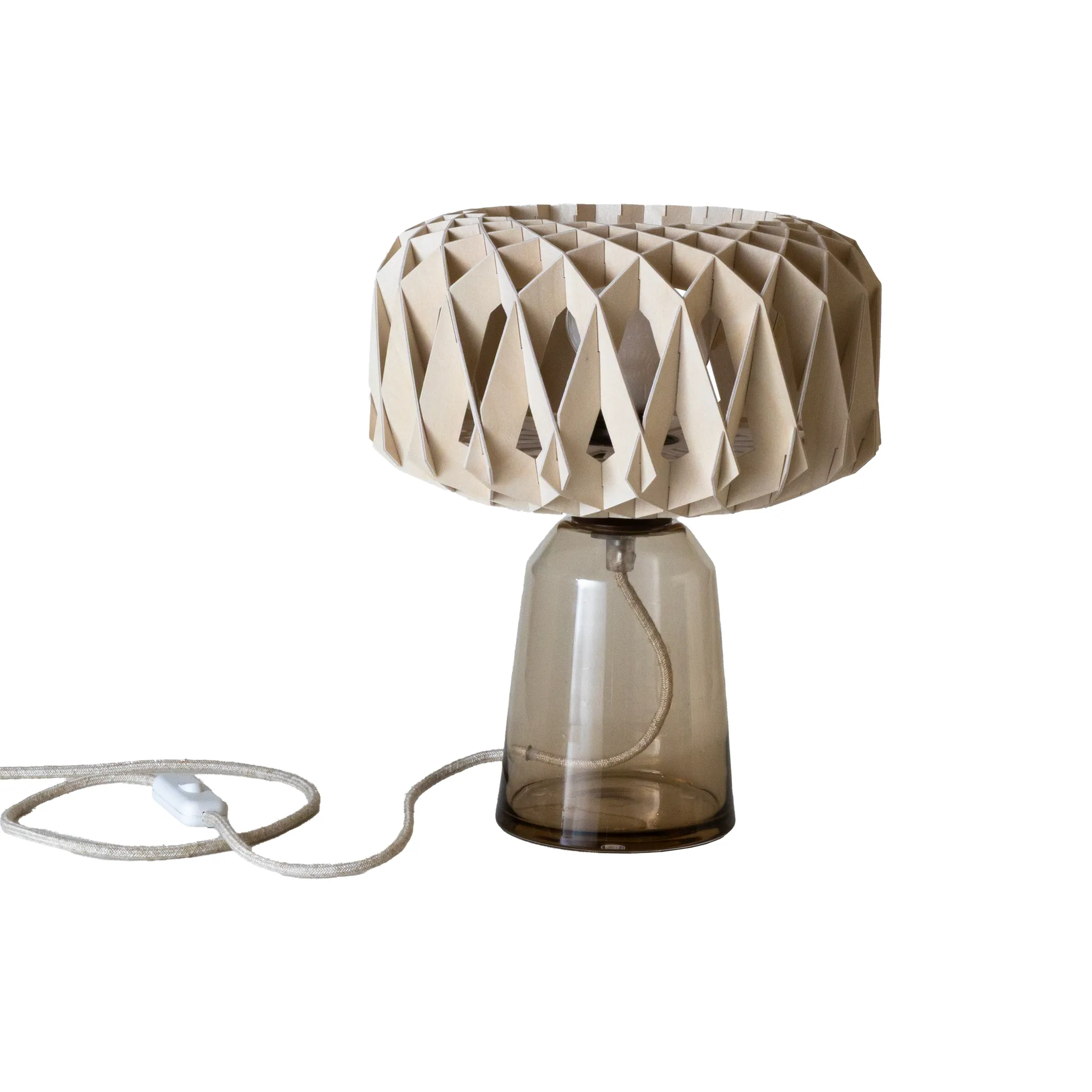 Signature 25 επιτραπέζιο φωτιστικό, Amber-σημύδα, Ø28x34 εκ. Pilke