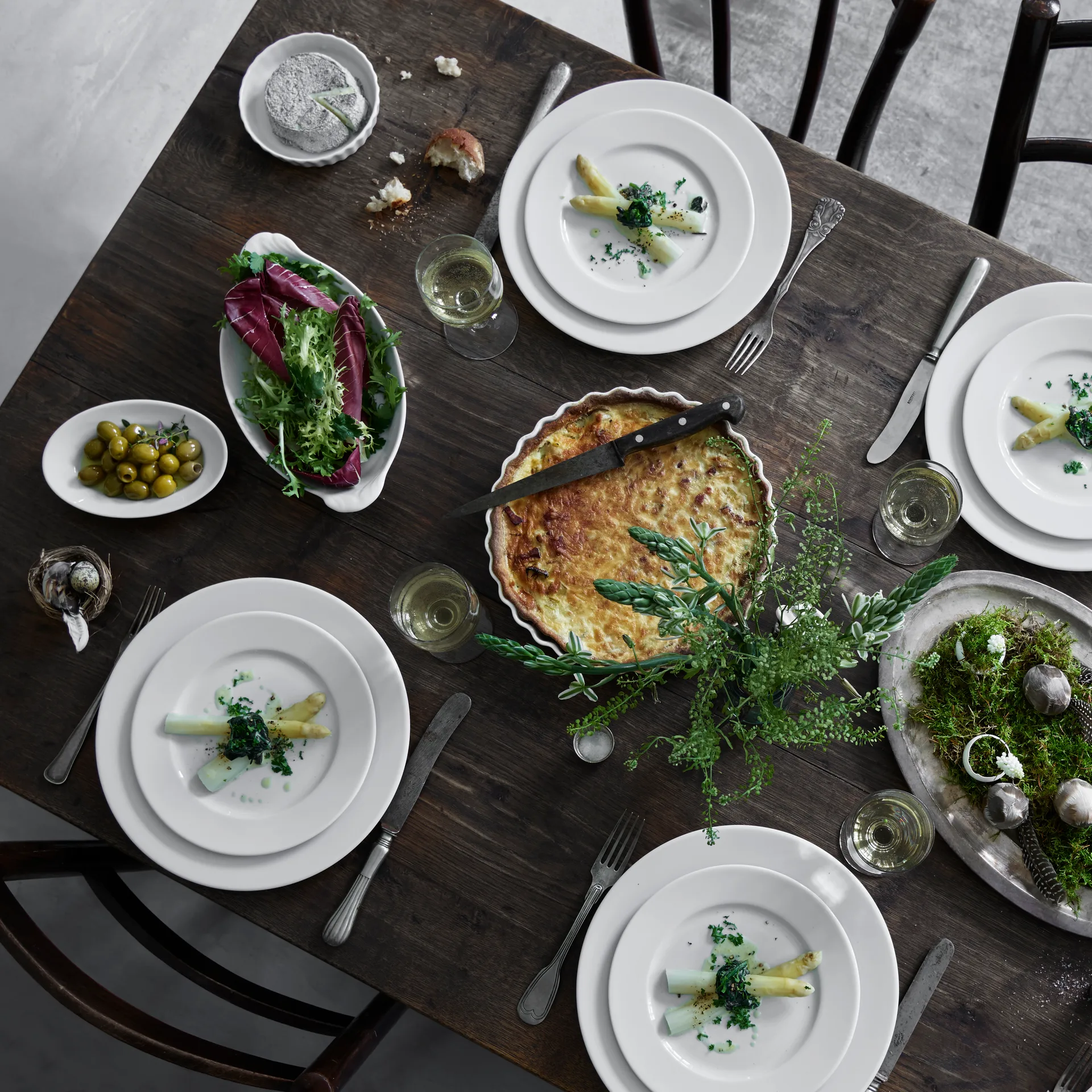 Pillivuyt πιάτο για φλαν στρογγυλό λευκό, Ø 24 cm Pillivuyt