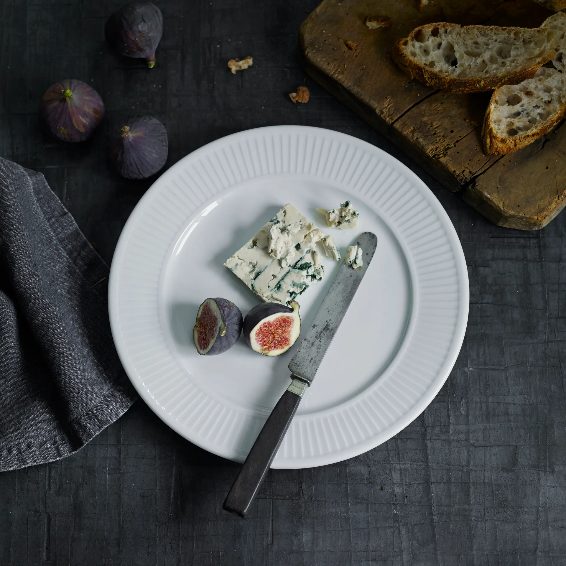 Plissé πιάτο Ø 26 cm, Λευκό Pillivuyt