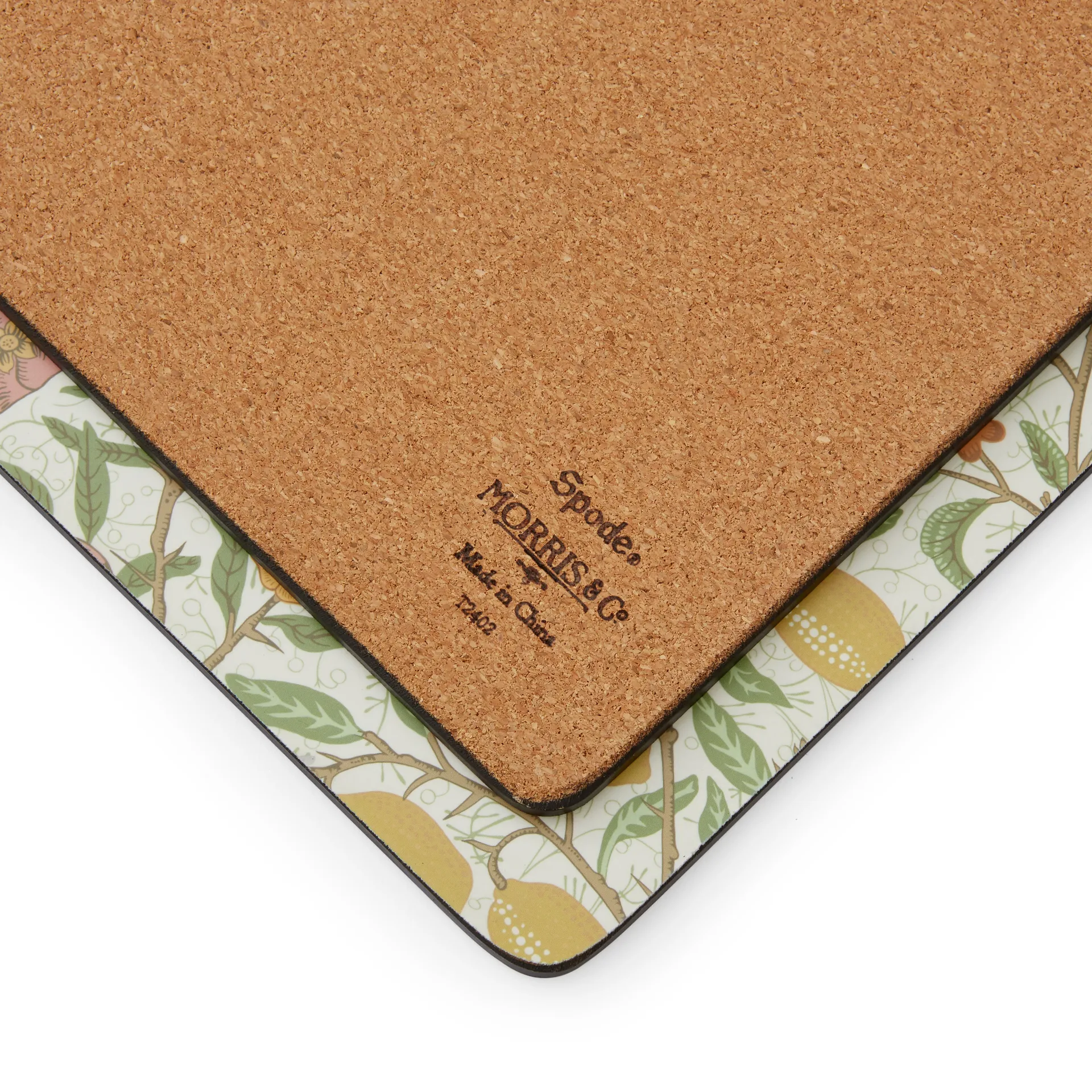 Morris & Co Simpley mixed σετ σουπλά 4 τεμαχίων., Fruit, Willow, Strawberry Thief, Marigold Pimpernel