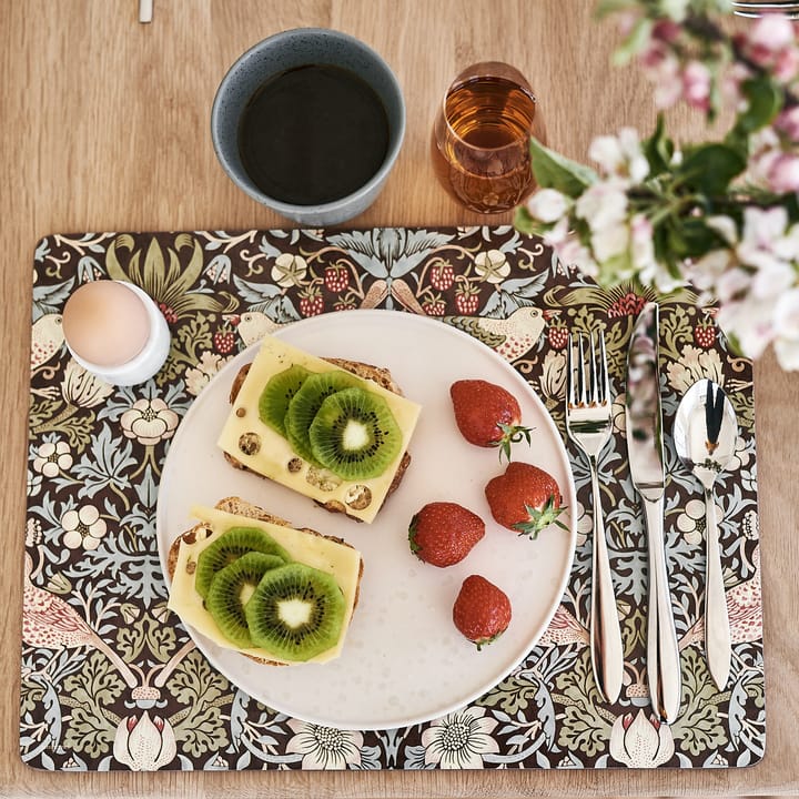 Strawberry Thief σουβέρ 40x30 cm συσκευασία 40 τεμαχίων, Καφέ Pimpernel