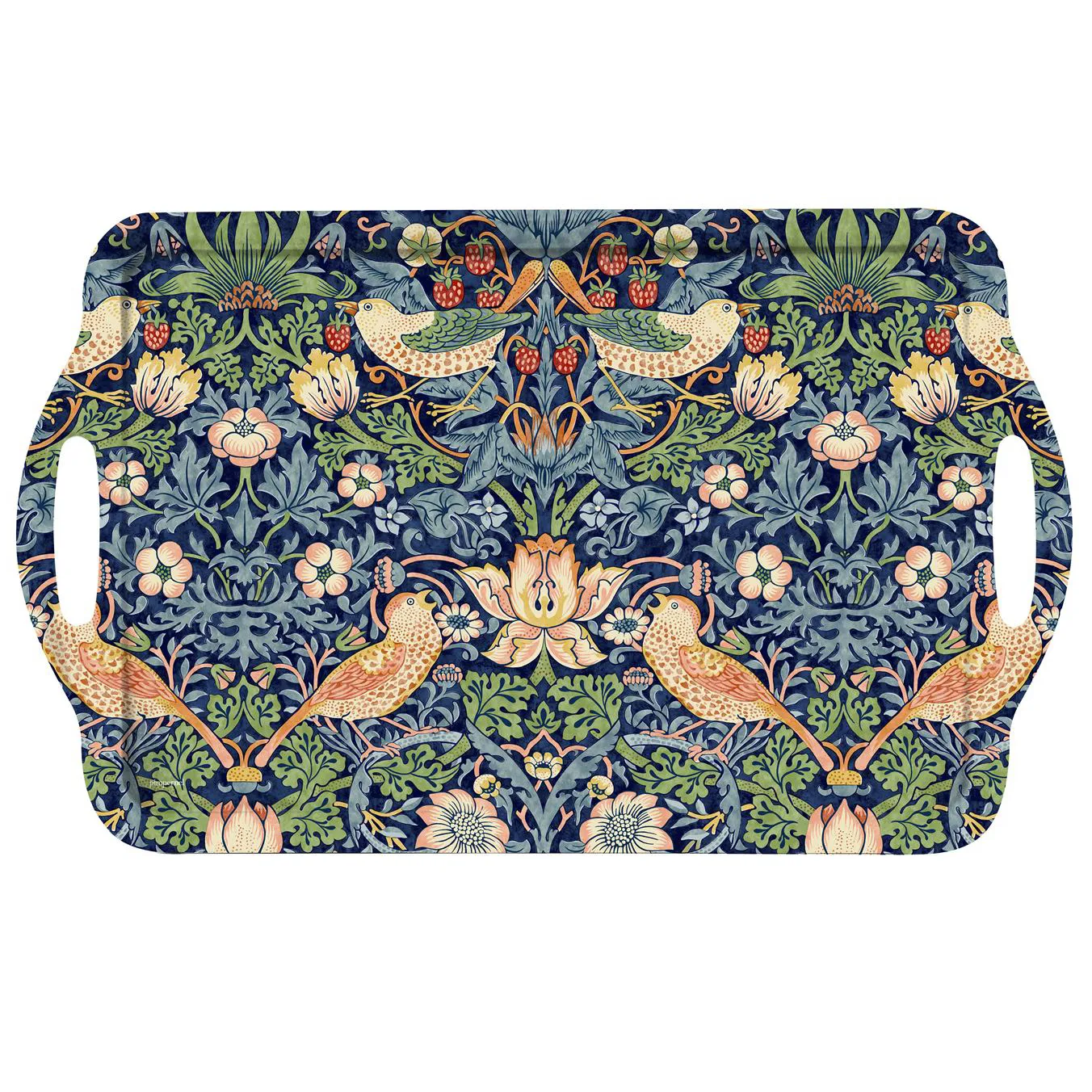 Strawberry Thief δίσκος με λαβή, Μπλε Pimpernel