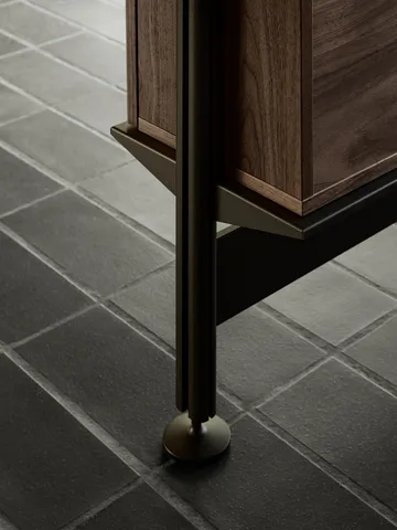 Pira G2 σύστημα ραφιών F C B Black/Walnut 240-247 εκ. - Pira