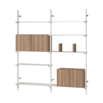Pira G2 σύστημα ραφιών W A White/Walnut - Pira