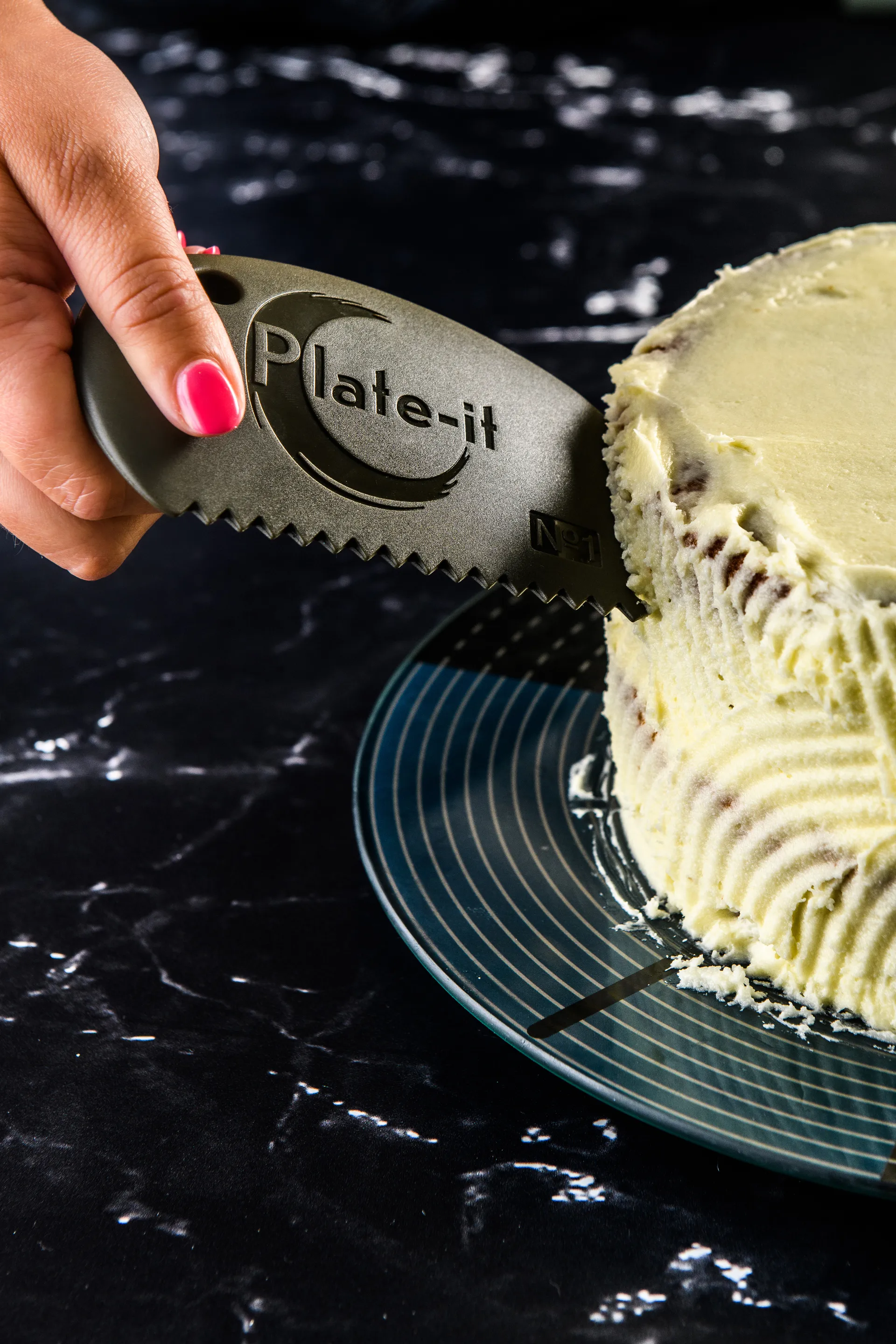 Σετ 3 ξύστρες Plate-it, Γκρι Plate It