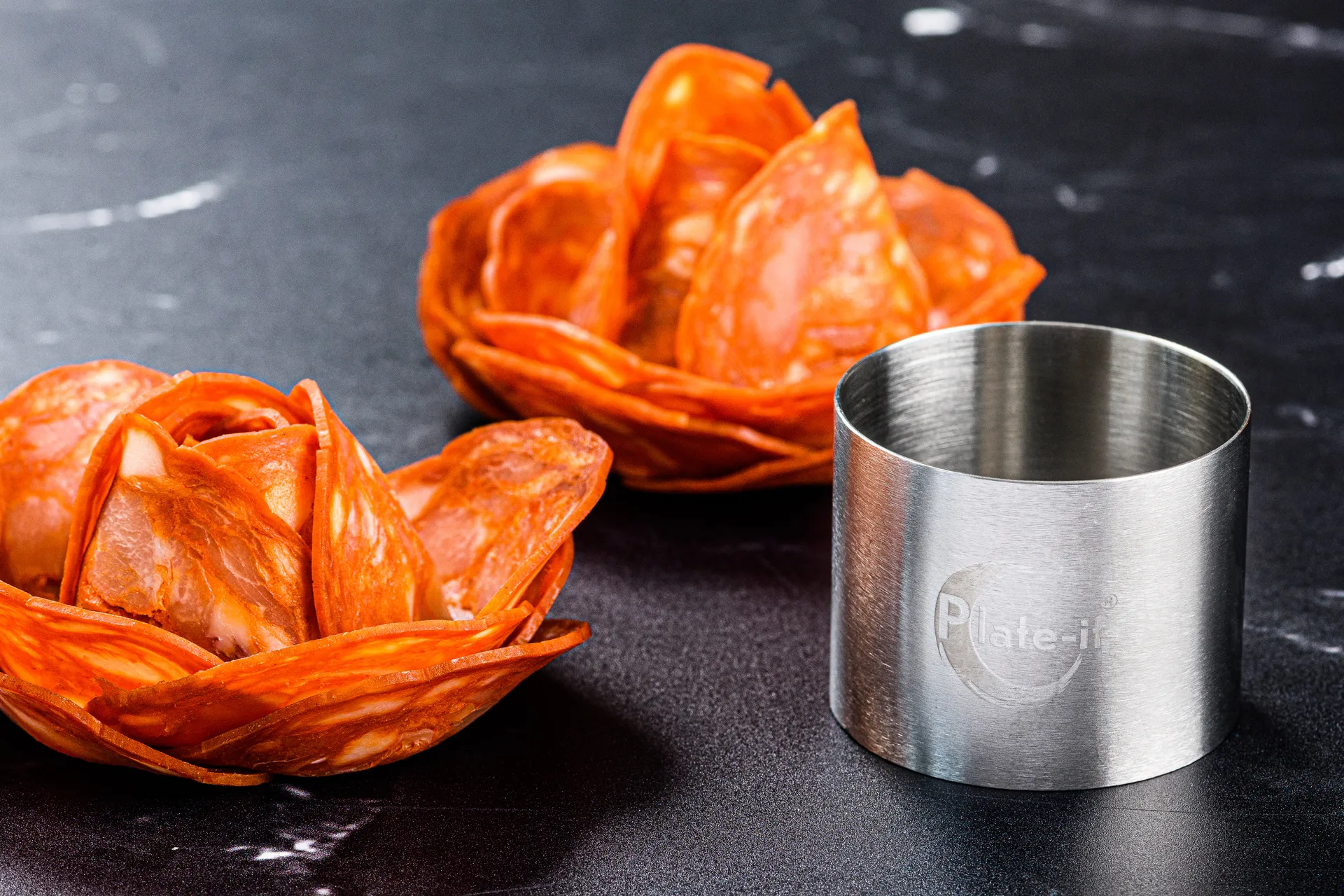 Plate-it φόρμες γαρνιρίσματος 4 τεμάχια, Ατσάλι Plate It