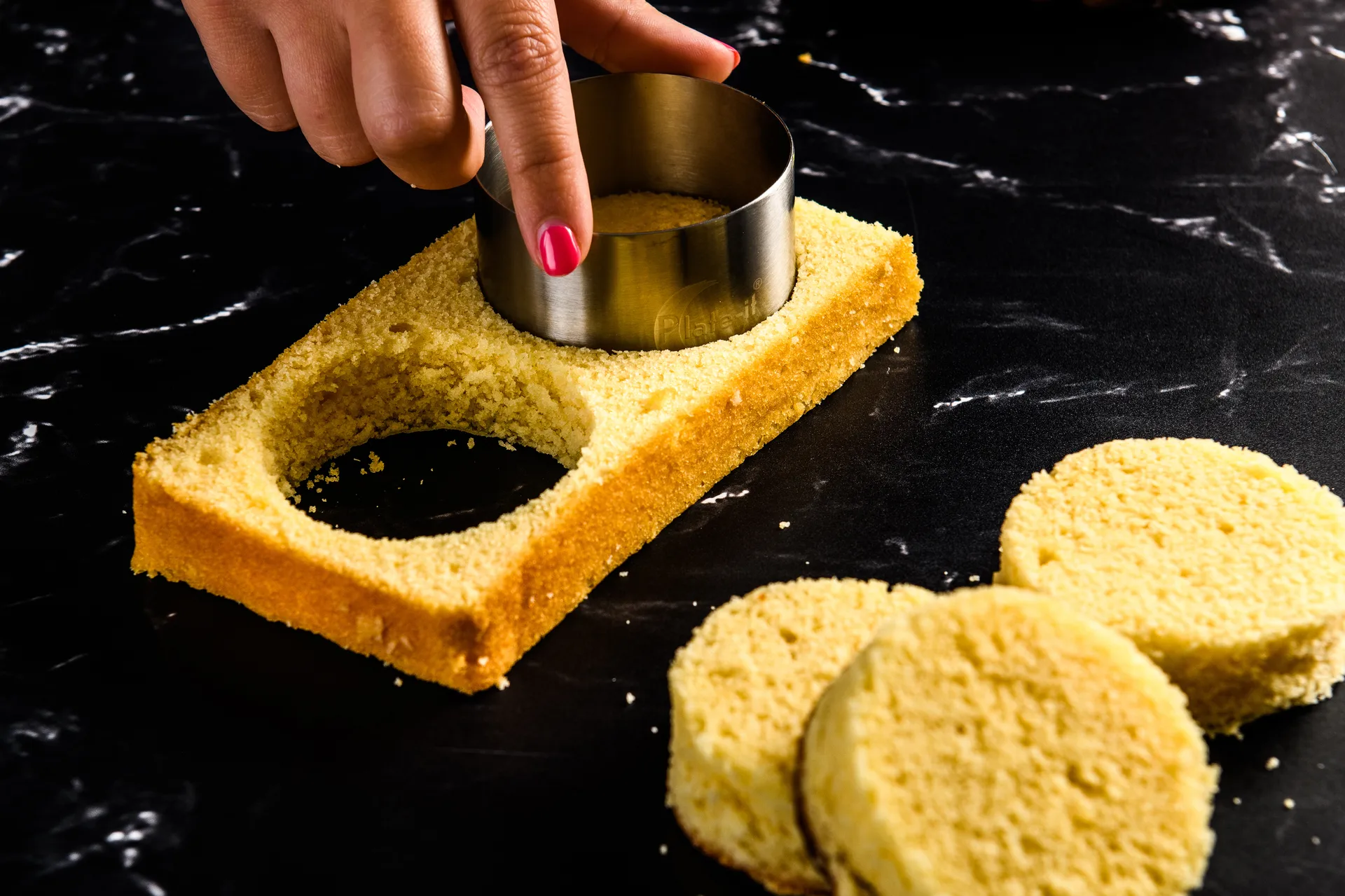 Plate-it φόρμες γαρνιρίσματος 4 τεμάχια, Ατσάλι Plate It