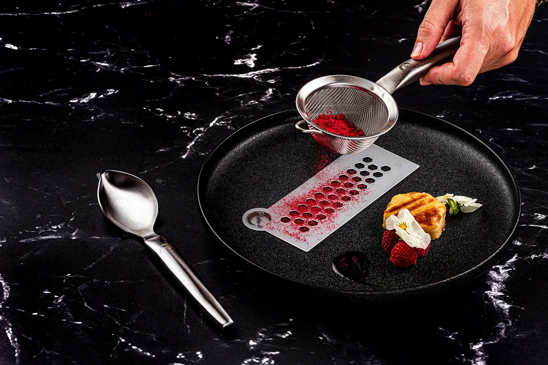 Plate-it διακοσμητικό σουρωτήρι, Ανοξείδωτο ατσάλι Plate It