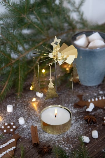 Χριστουγεννιάτικο κηροπήγιο με μόμπιλε Christmas tree - Χρυσό - Pluto Design