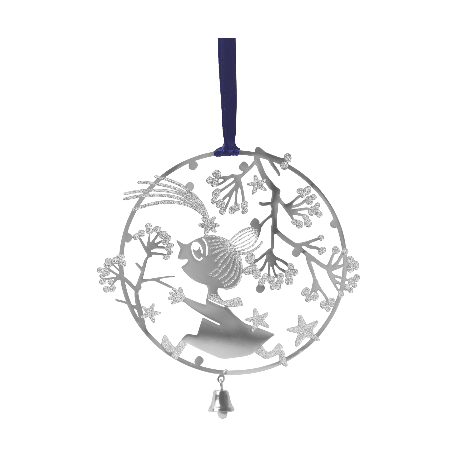 Lilla My First snow διακοσμητικό χριστουγεννιάτικο κρεμαστό., Ασήμι Pluto Design