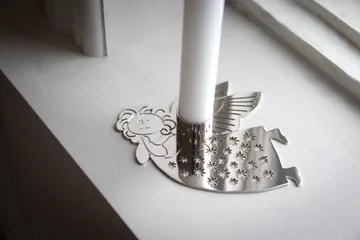 Lisa Larson Hanna κηροπήγιο - Ασήμι - Pluto Design