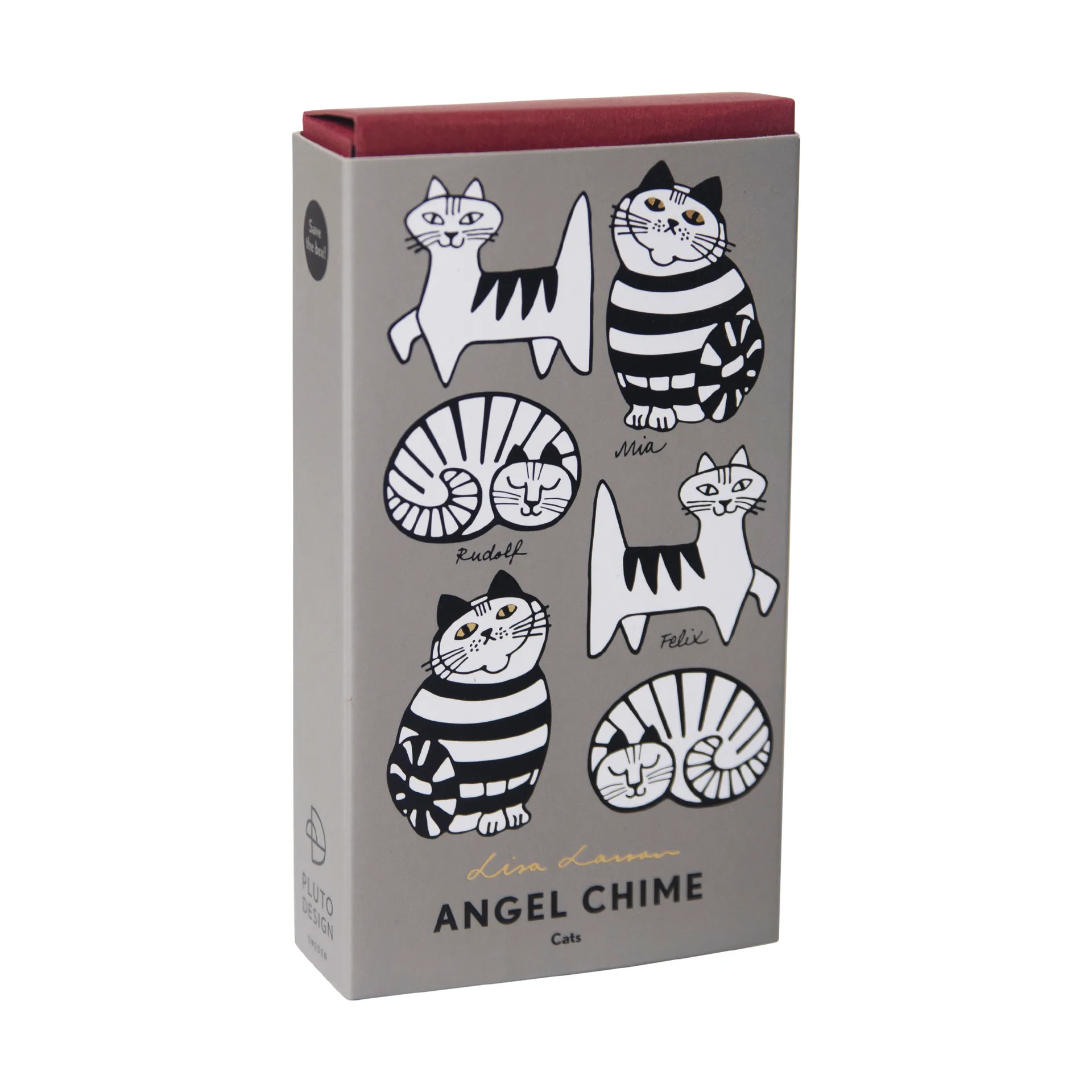 Lisa Larson γάτες Μουσικό καρουζέλ , Χρυσό Pluto Design