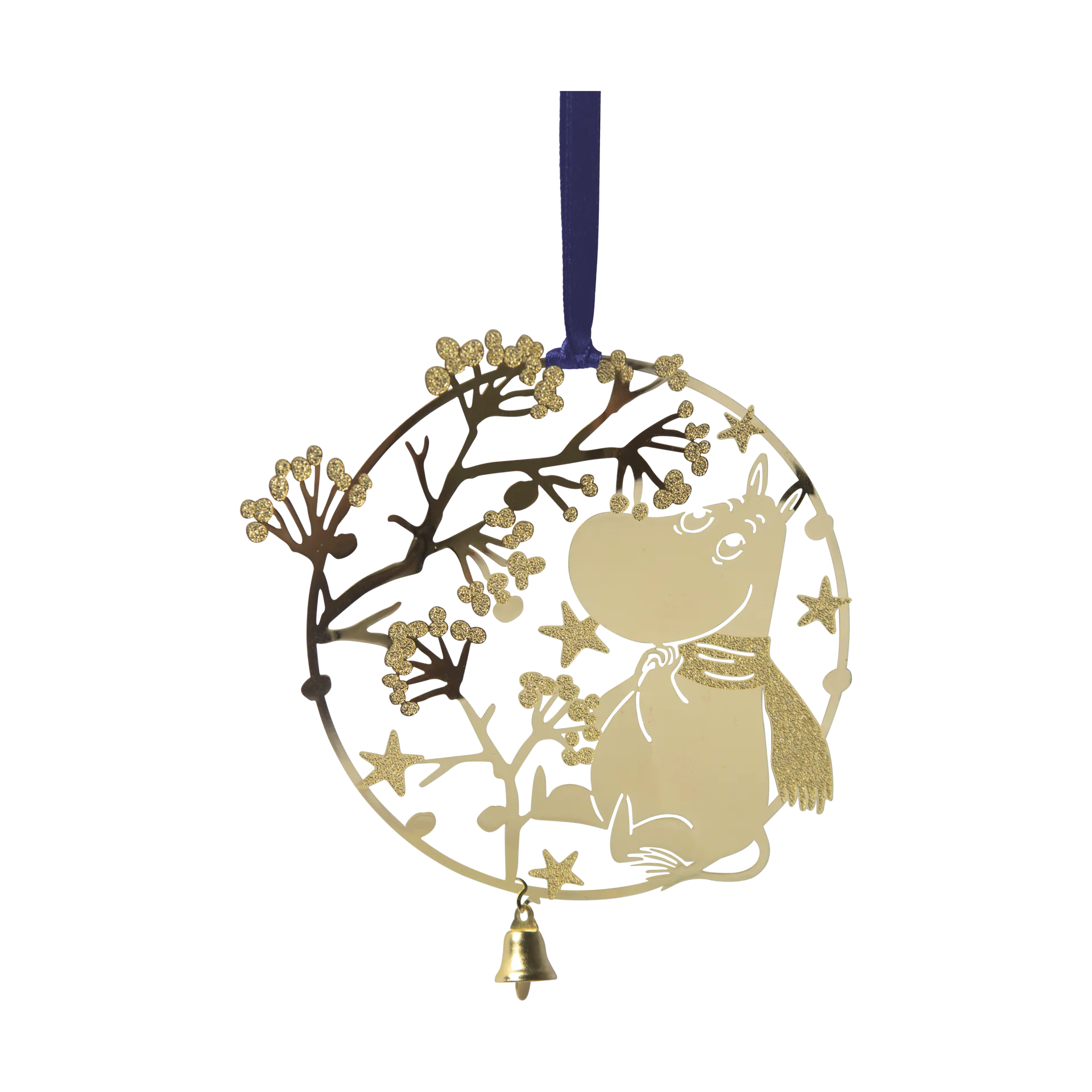 Mumin first snow χριστουγεννιάτικο στολίδι, Χρυσό Pluto Design