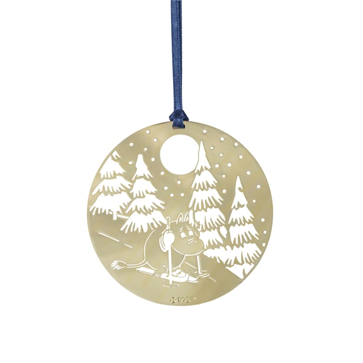 Pluπρος Christmas διακόσμητικο μεταλικό - Moomin winter, gold-coloured - Pluto Design