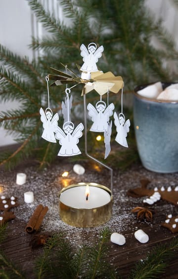 Χριστουγεννιάτικο κηροπήγιο με μόμπιλε Singing angel - Χρυσό - Pluto Design