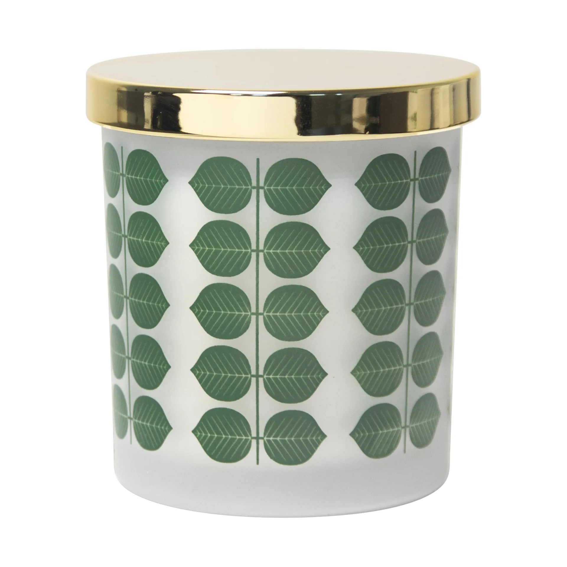 Stig L Berså scented candle, Frosted glass-χρυσαφί Pluto Design