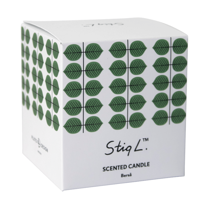 Stig L Berså scented candle, Frosted glass-χρυσαφί Pluto Design