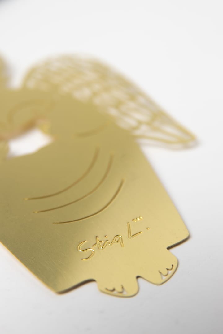 Stig L Gingerbread Angel Christmas tree decoration, Χρυσαφί Pluto Design