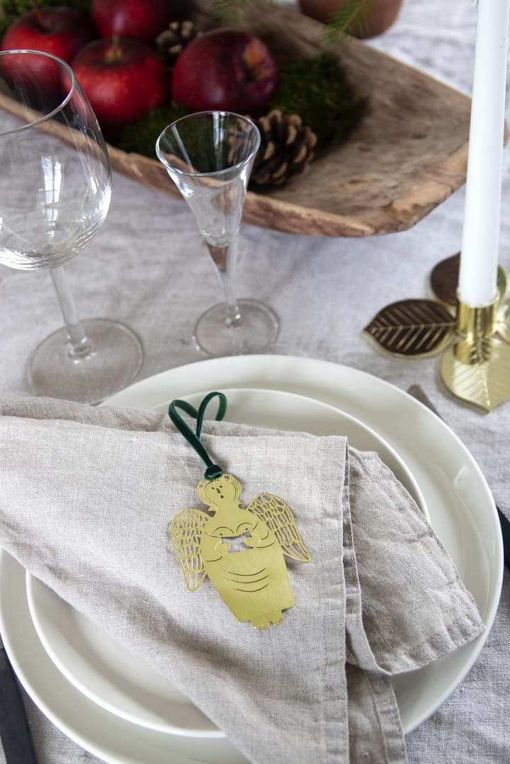 Stig L Gingerbread Angel Christmas tree decoration, Χρυσαφί Pluto Design