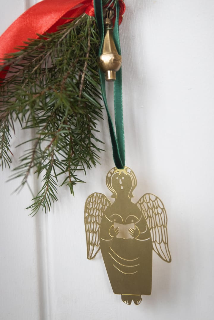 Stig L Gingerbread Angel Christmas tree decoration, Χρυσαφί Pluto Design