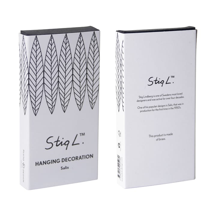 Stig L Salix Christmas tree decoration, Χρυσαφί Pluto Design