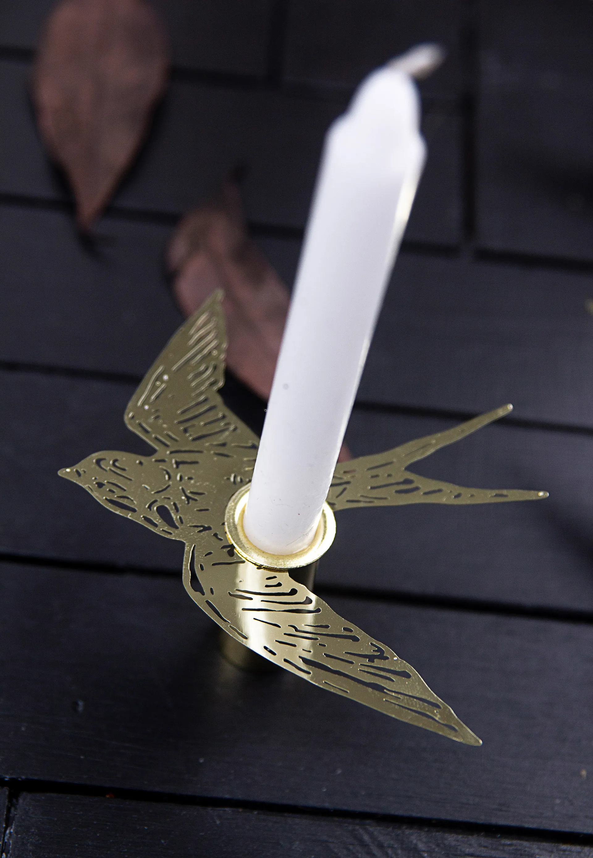 Svalor candle κεριά, Χρυσαφί Pluto Design