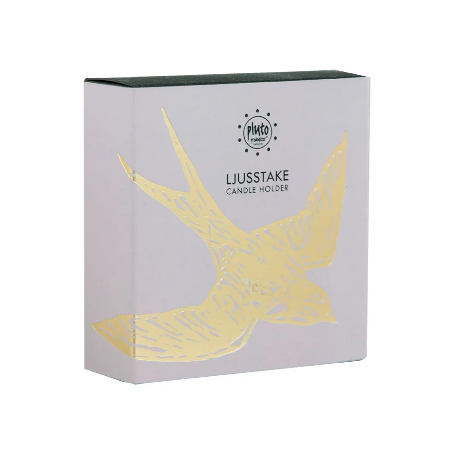 Svalor candle κεριά, Χρυσαφί Pluto Design