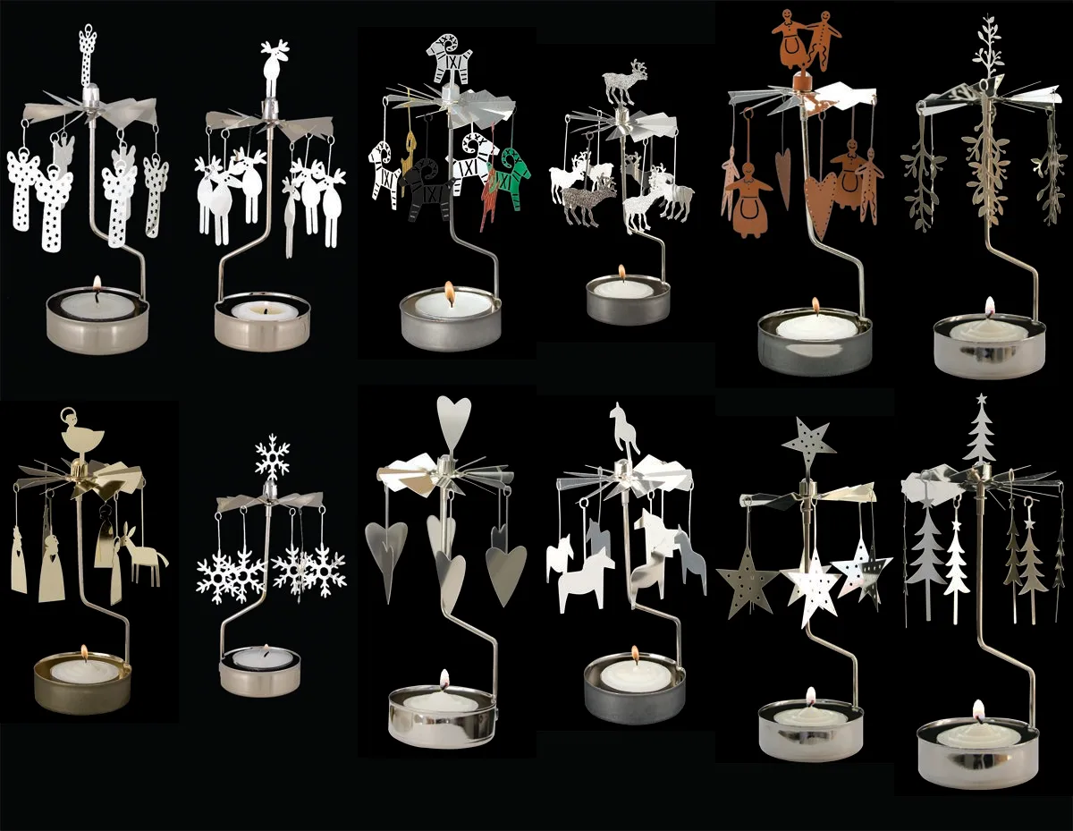 Χριστουγεννιάτικο κηροπήγιο με μόμπιλε vinter & jul, Χριστουγεννιάτικη φάτνη-χρυσό Pluto Design