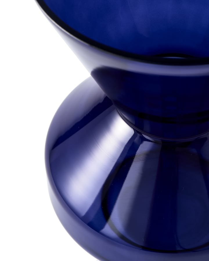 Βάζο με χοντρό λαιμό, 40 εκ - Σκούρο μπλε - POLSPOTTEN