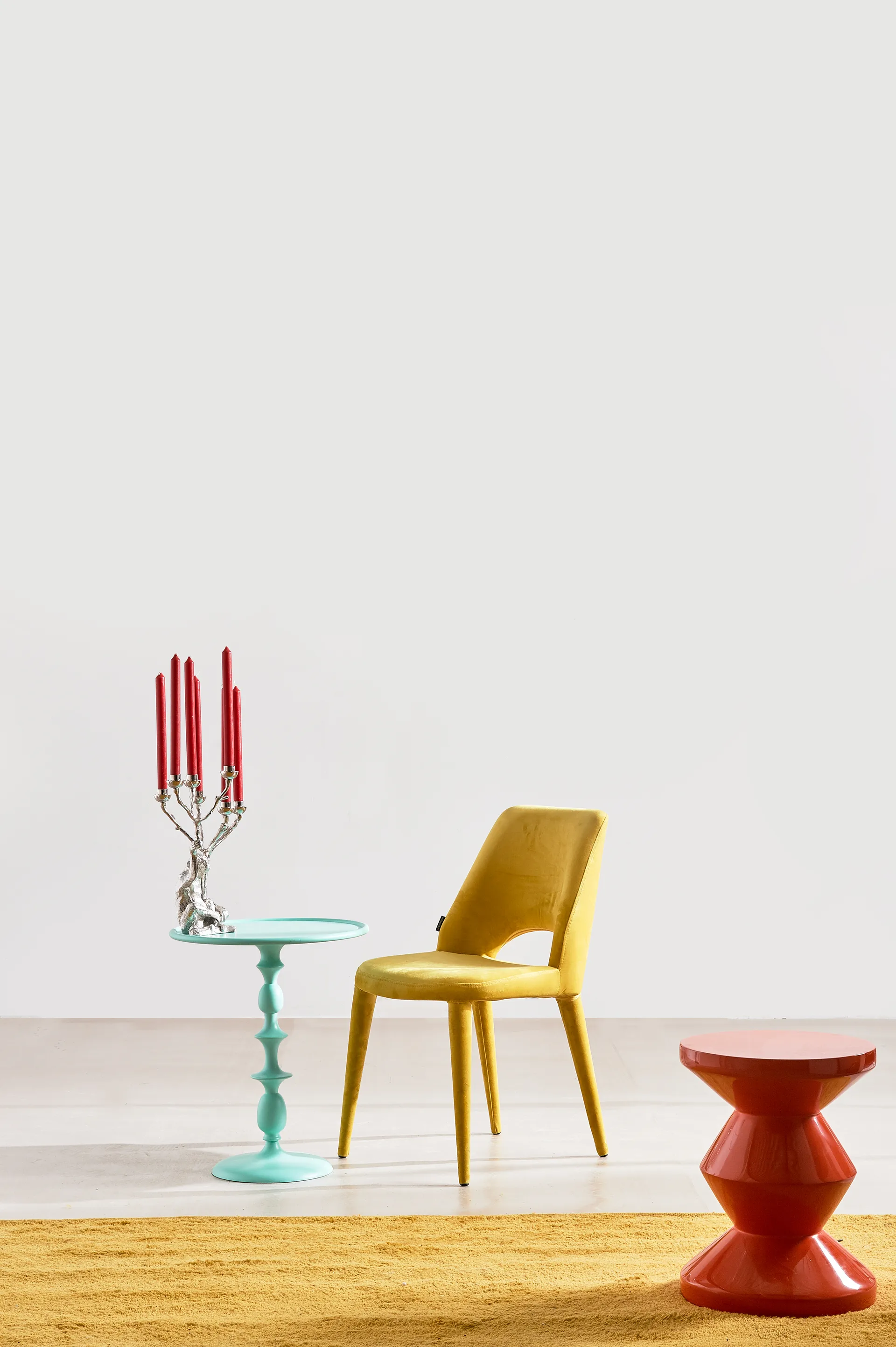 Κηροπήγιο σε σχήμα μαϊμούς 40 εκ, Ασημί POLSPOTTEN