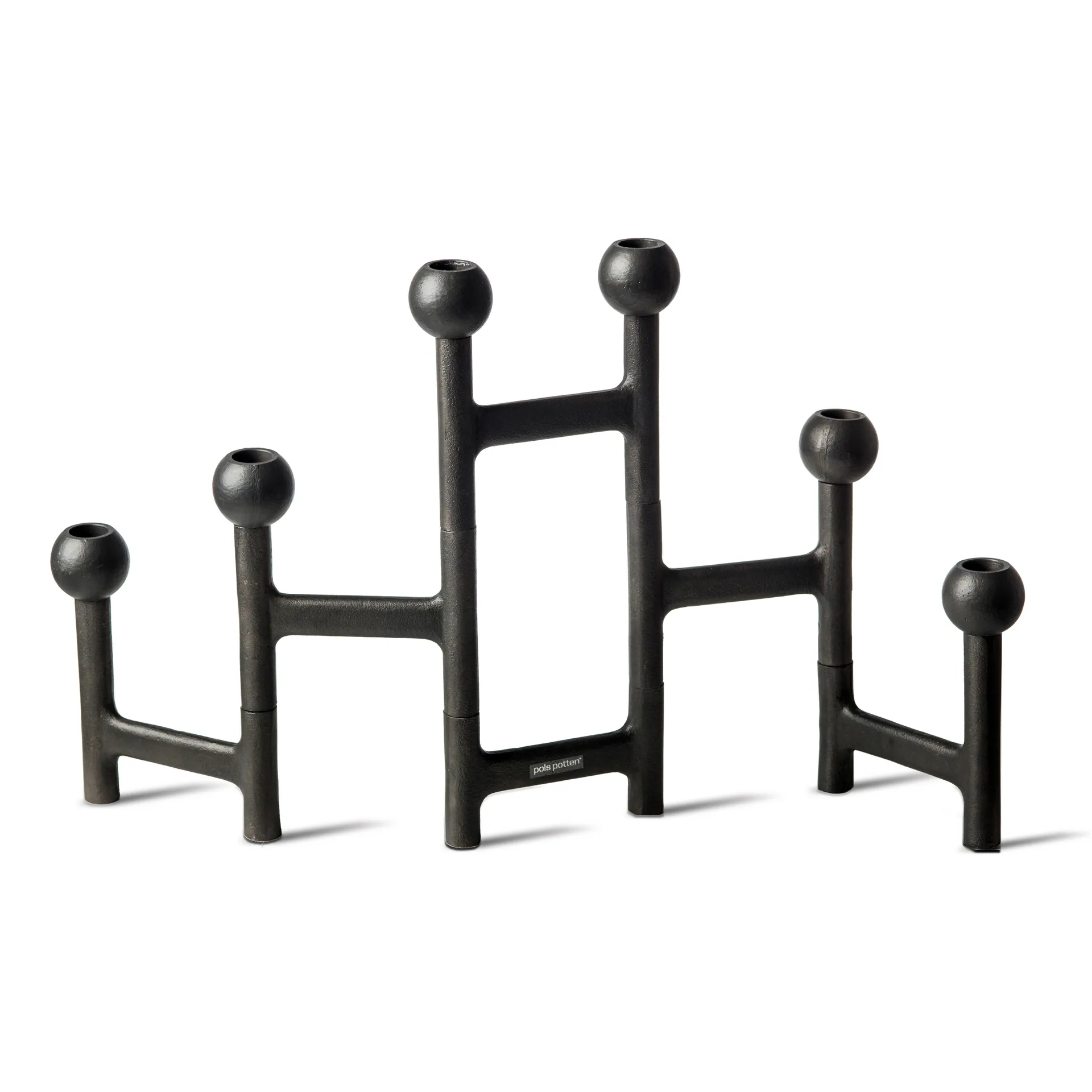 Στρογγυλό Αναδιπλούμενο Κηροπήγιο 56x30 cm, Σκούρο γκρι POLSPOTTEN