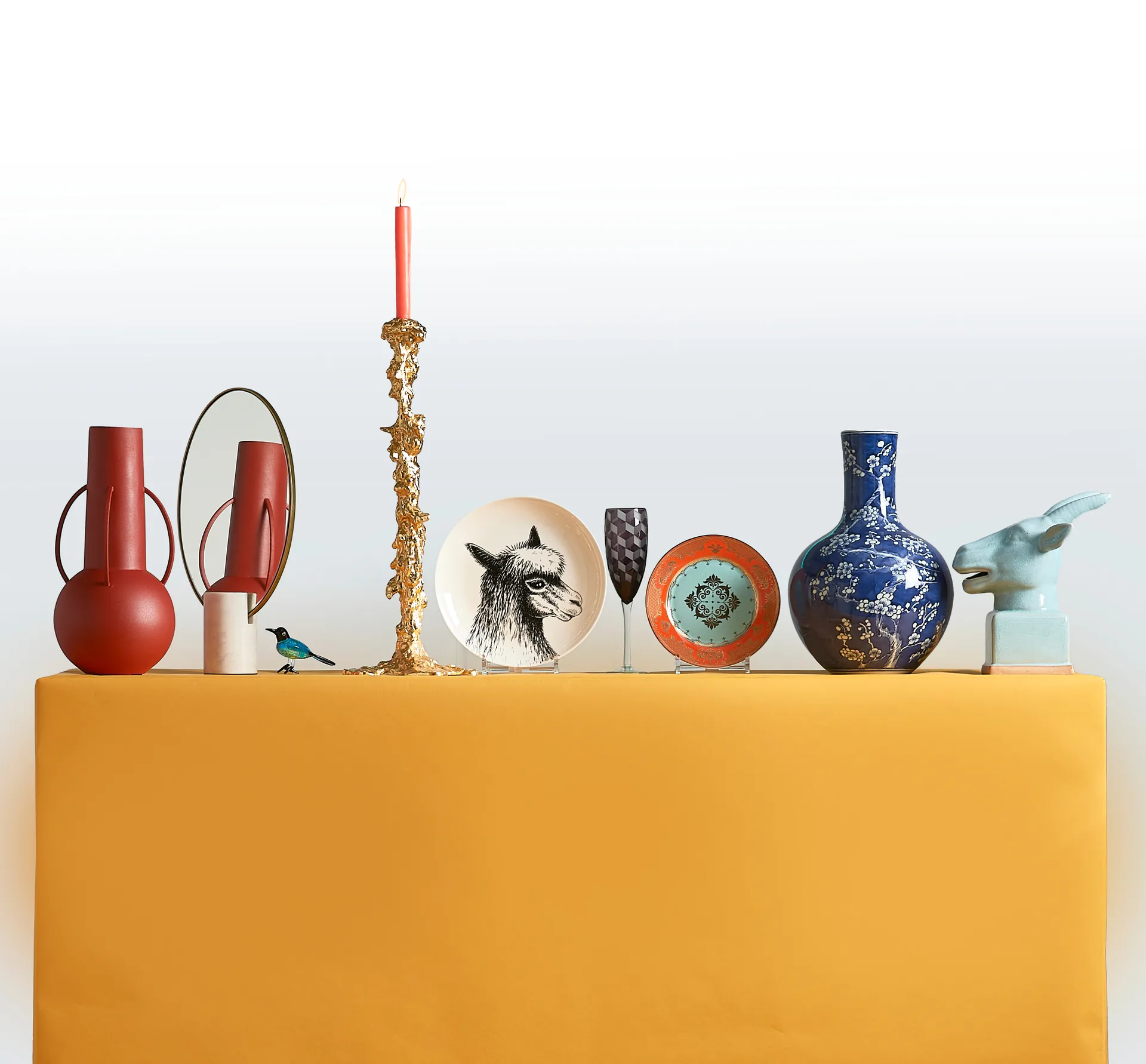 Κηροπήγιο Drip XXL 50 cm, Χρυσό POLSPOTTEN