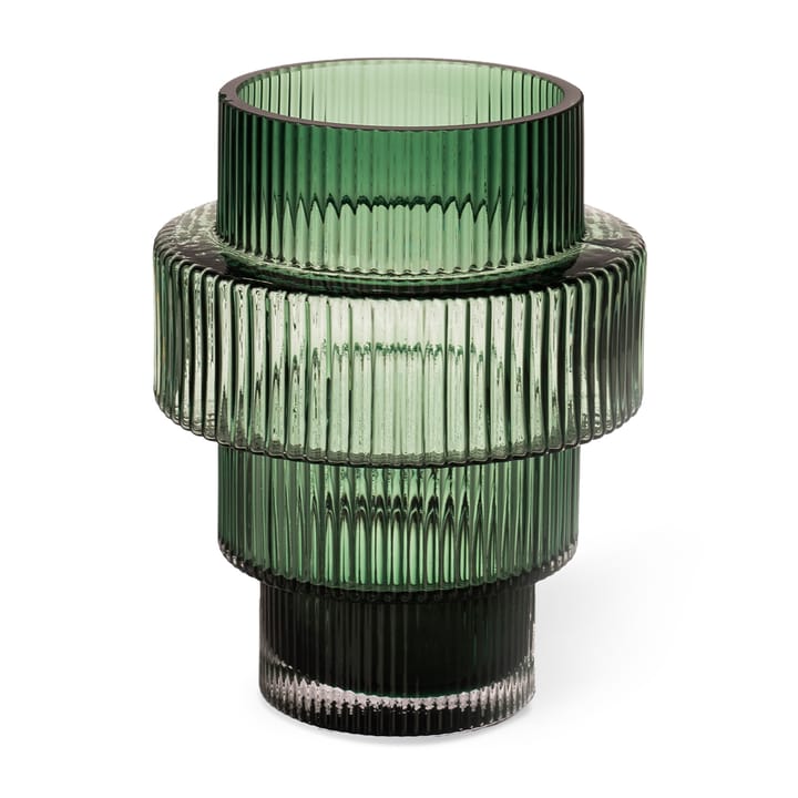 Steps φανάρι κεριών Ø12 cm - Dark green - POLSPOTTEN