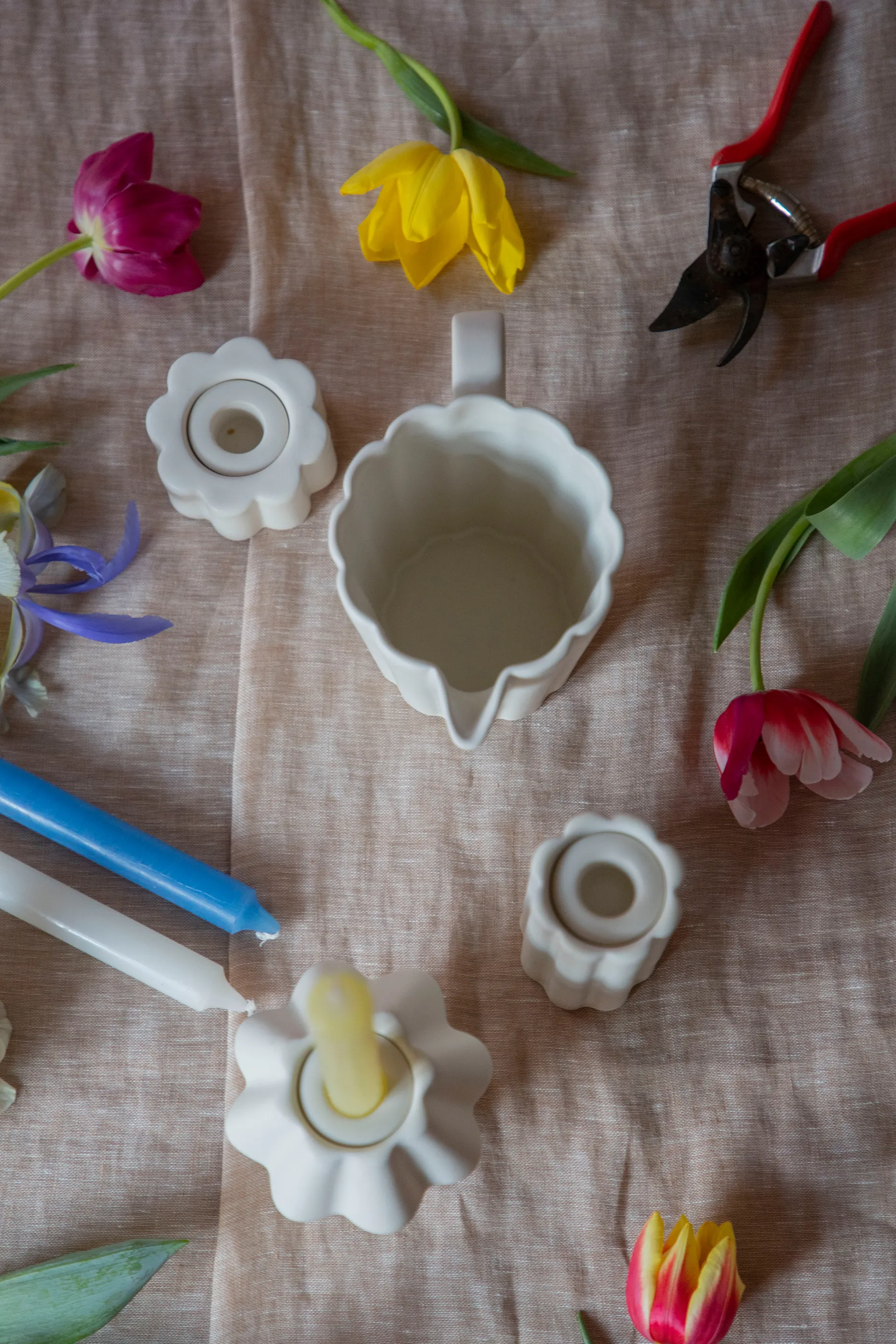 Birgit βάζο/φανάρι 14 cm, Κοχύλι PotteryJo