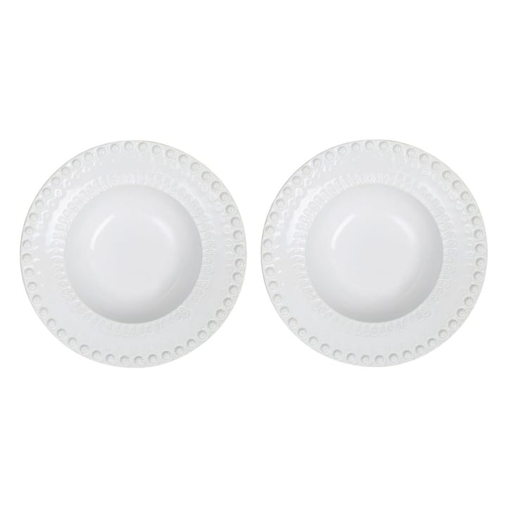 Βαθύ πιάτο Daisy Ø 21 cm συσκευασία με 2 τεμ. - λευκό (λευκό) - PotteryJo