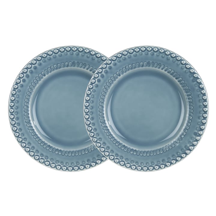 Daisy πιάτο δείπνου Ø 29 cm Συσκευασία 2 τεμαχίων  - σκονισμένο μπλε (μπλε) - PotteryJo