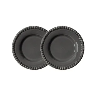 Daria μικρό πιάτο Ø18 cm Συσκευασία 2 τεμαχίων  - καθαρό γκρι - PotteryJo