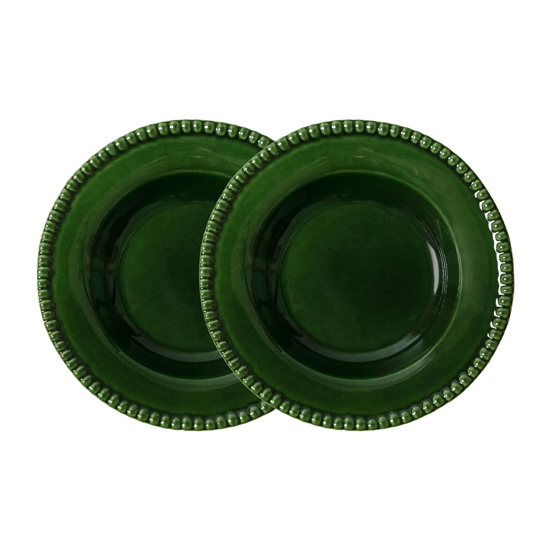 Daria βαθύ πιάτο Ø26 cm Συσκευασία 2 τεμαχίων, Βρύο PotteryJo