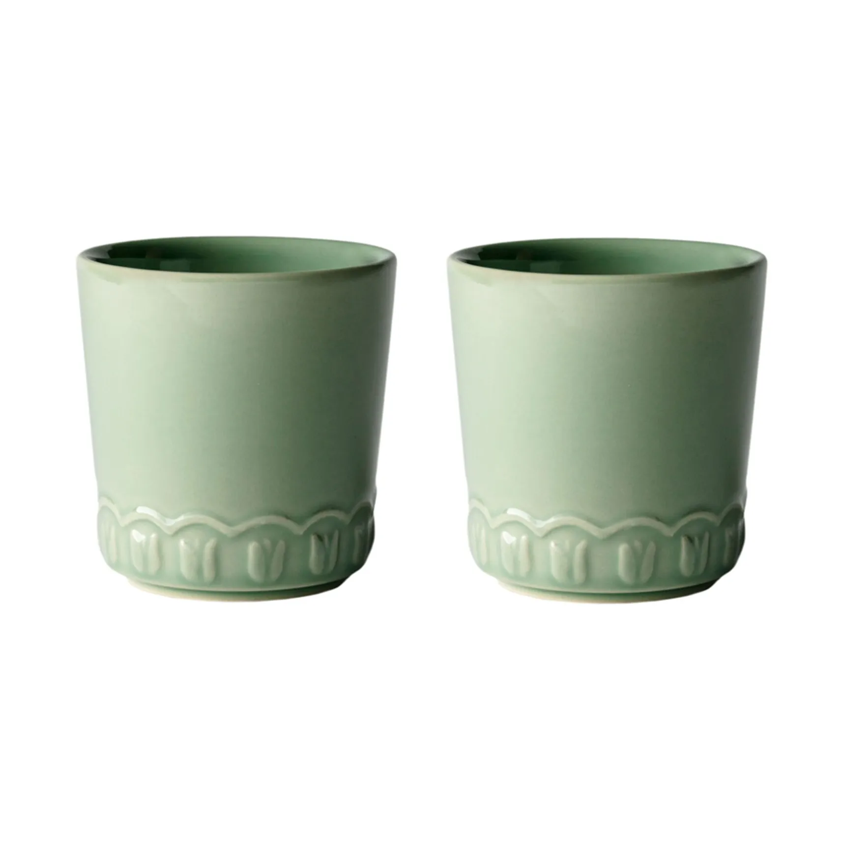 Tulipa φλιτζάνι 20 cl συσκευασία με 2 τεμ., Verona green PotteryJo