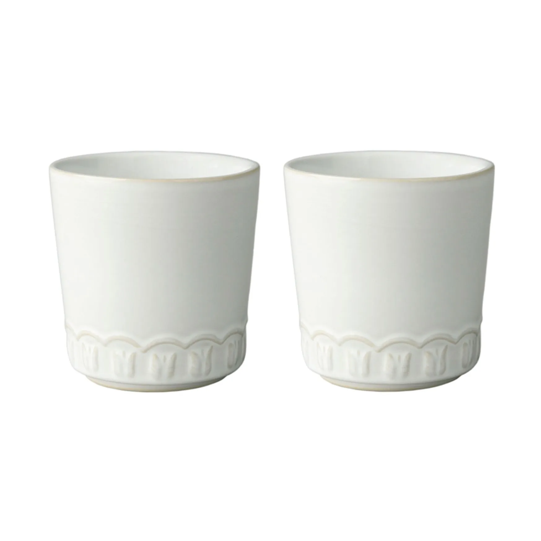 Tulipa φλιτζάνι 20 cl συσκευασία με 2 τεμ., White PotteryJo